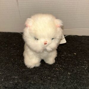 Russ Caress Soft Pets White Kitten 5” Plush With Tag